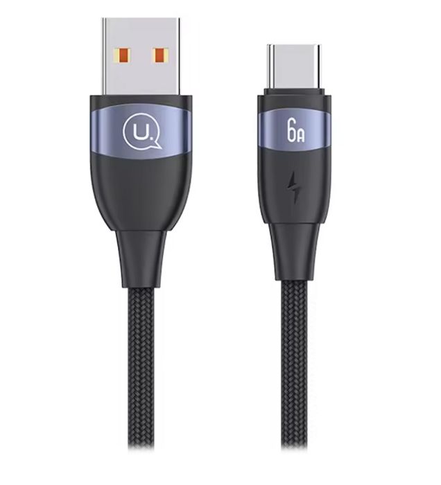 کابل شارژ USB به تایپ سی یوسامس مدل US-SJ630 طول 1.2 متر