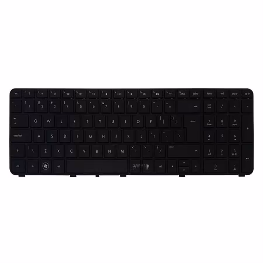 کیبورد لپ تاپ اچ پی مدل Pavilion DV7 4000 مشکی با فریم