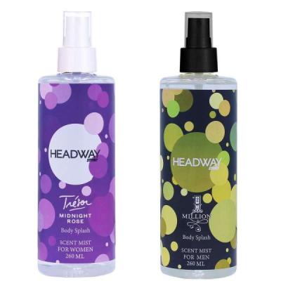 بادی اسپلش هدوی استوری مدل وان میلیون و لانکوم میدنایت رز حجم 260 میلی لیتر مجموعه دو عددی