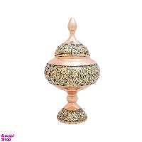 شکلات خوری مسی خاتم کاری کد 7116