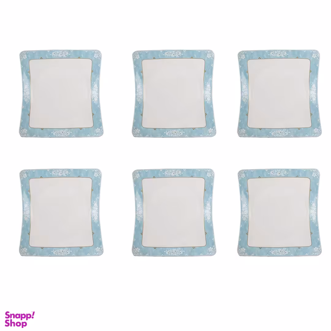 بشقاب غذاخوری چینی زرین ایران مدل سلبریشن درجه دو بسته 6 عددی