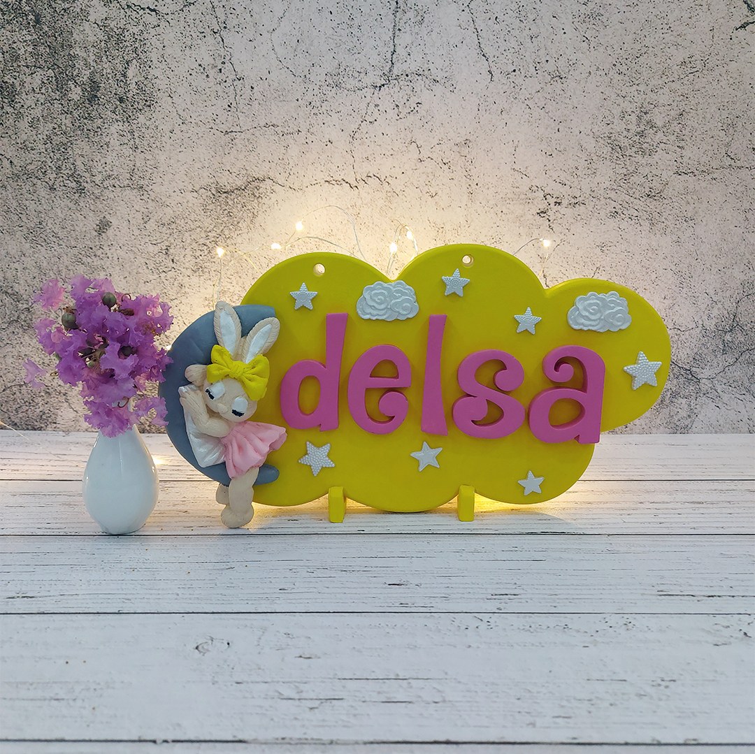 تابلو رومیزی اسم دلسا اندازه 30در15 سانتیمتر