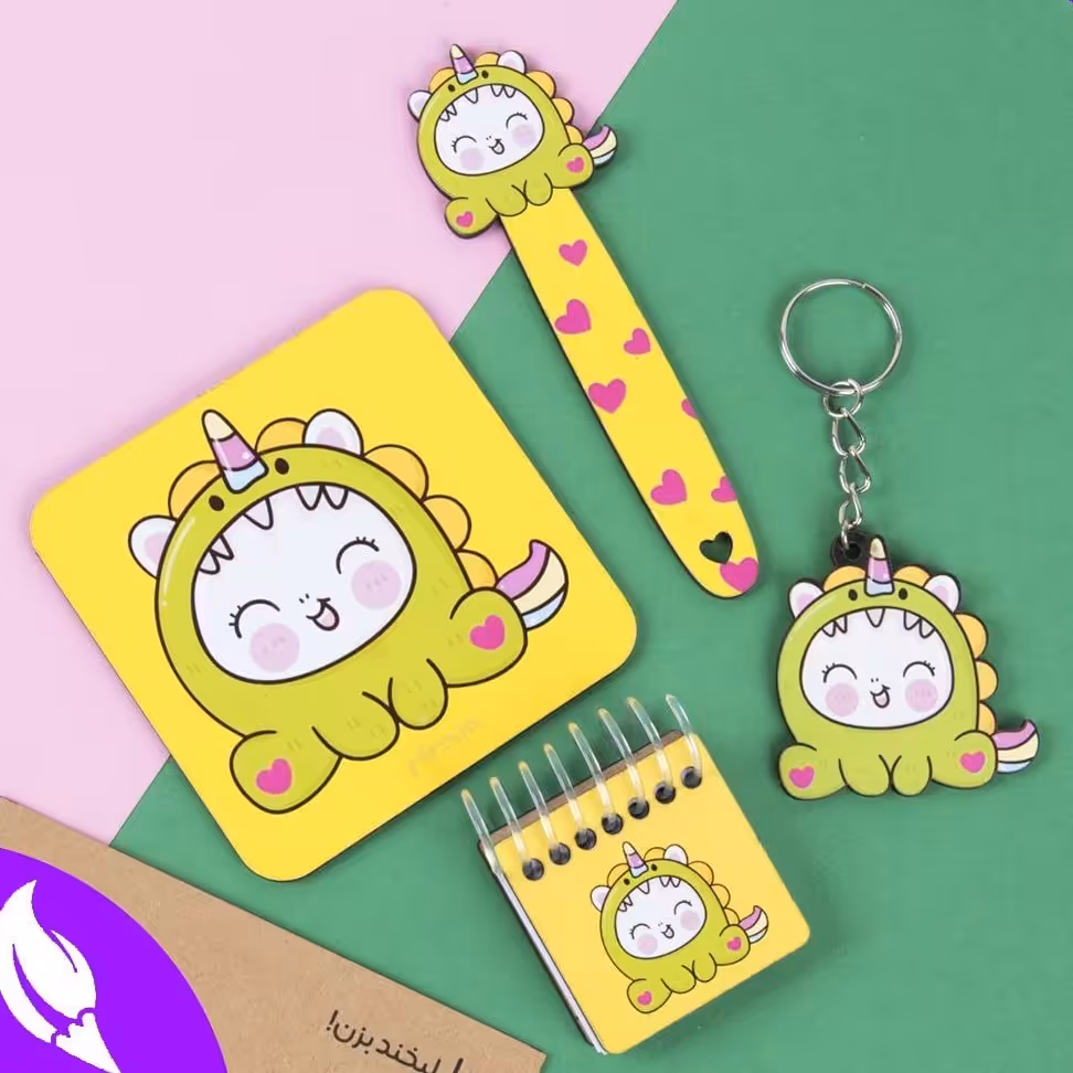 ست فانتزی 4تکه یونیکورن دایناسور