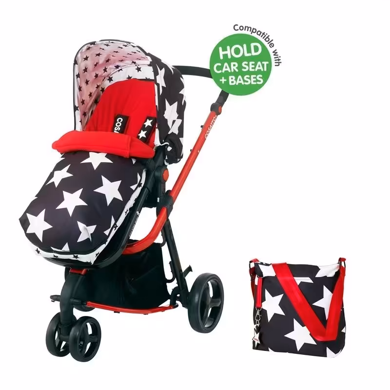 ست 2 تکه کالسکه سه چرخ رو به مادر شو کوزاتو مدل (CT2937) COSATTO