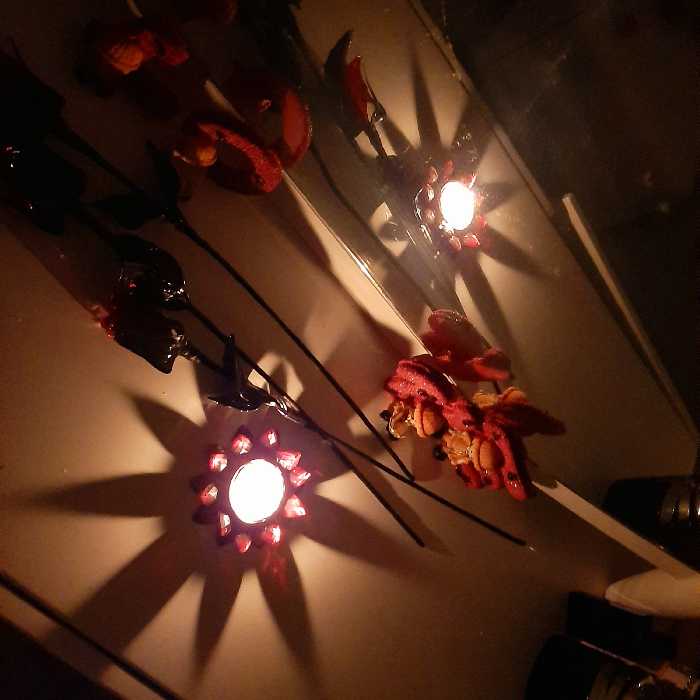 شمعهای تزئینی کریستالی