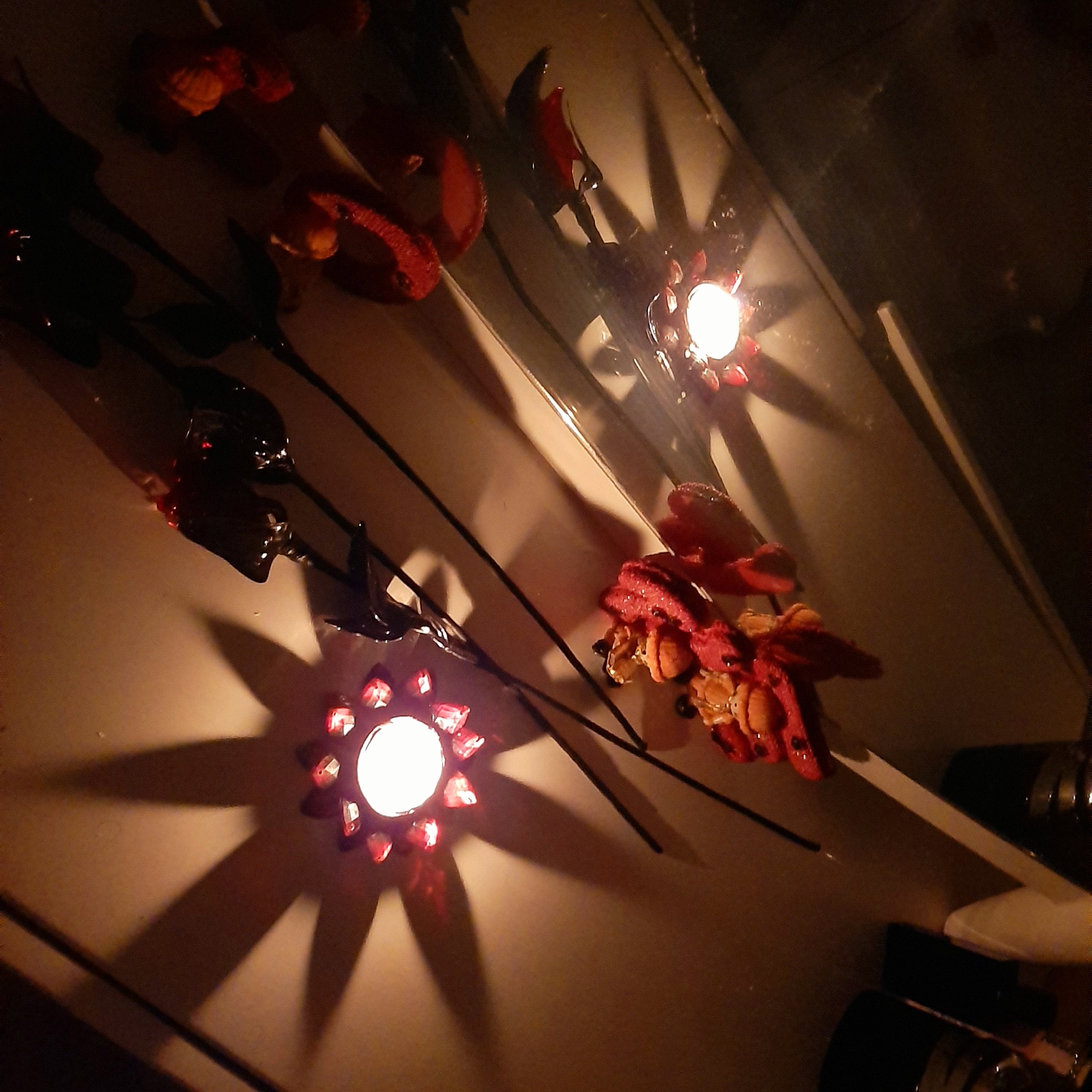 شمعهای تزئینی کریستالی