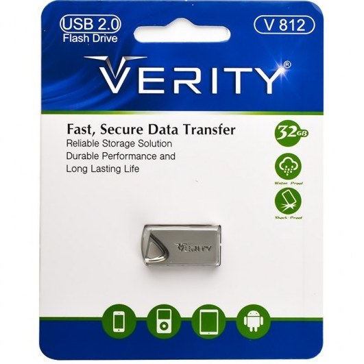فلش مموری وریتی مدل  V812 usb.2ظرفیت 32 گیگابایت