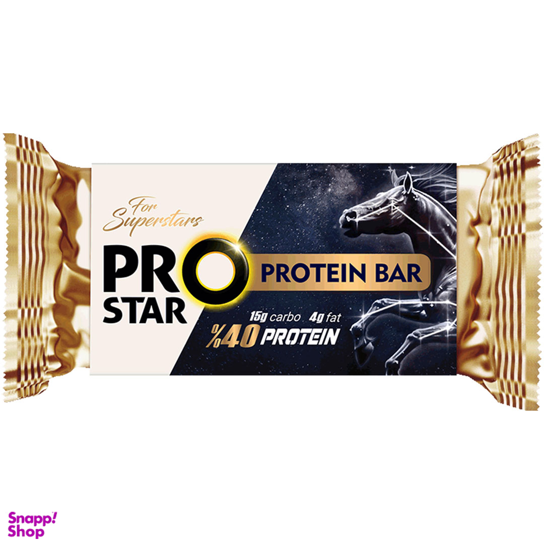 انرژی بار معجونی پرواستار ۴۰ درصد وی ایزوله وزن 45 گرم