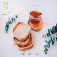 زیر لیوانی چهار عددی چوبی آرنیکا