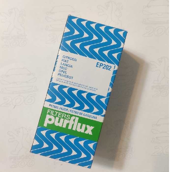  صافی بنزین 206 و 207 purflux اورجینال ساخت فرانسه پرفلکس 