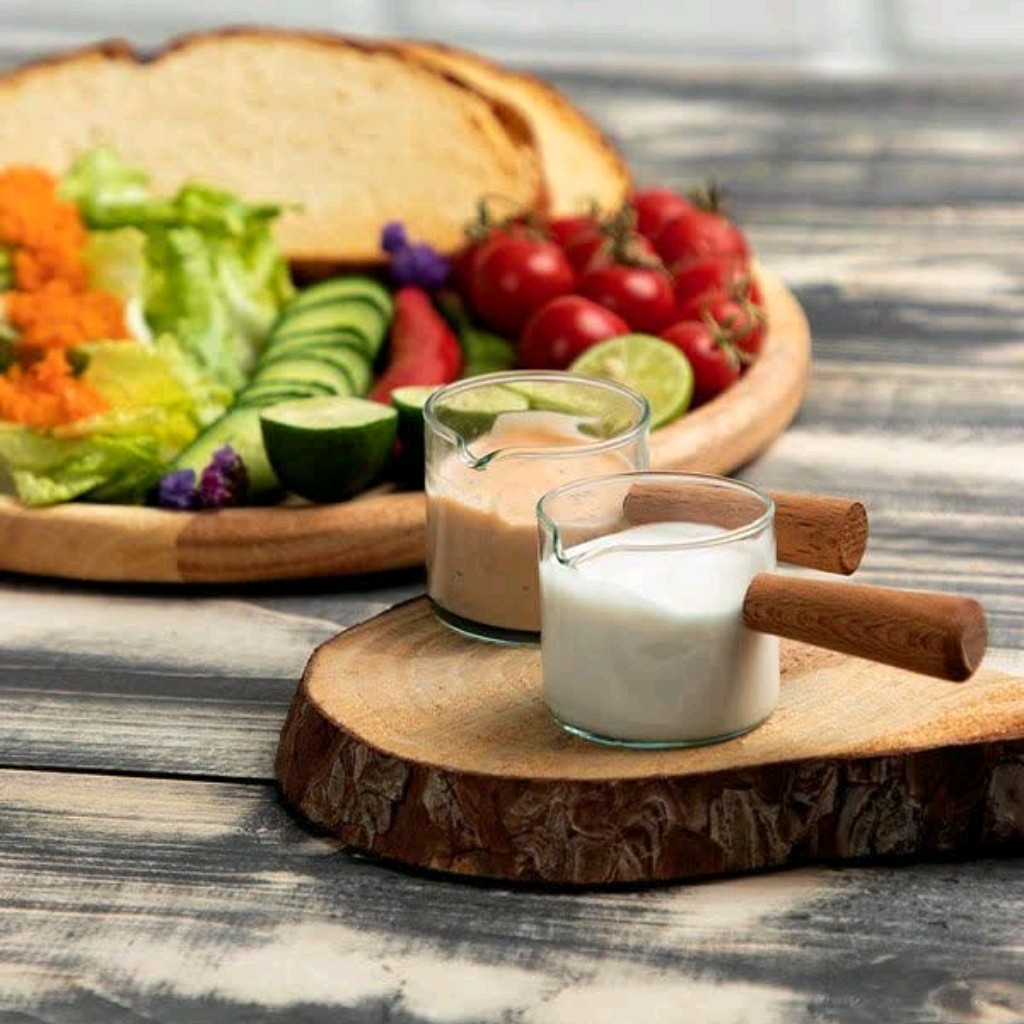 سس خوری پیرکس دسته چوبی