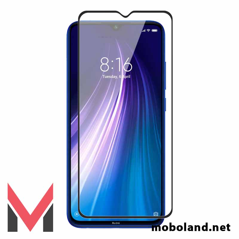 قیمت گلس تمام صفحه شیائومی ردمی نوت Redmi Note 8T - موبولند