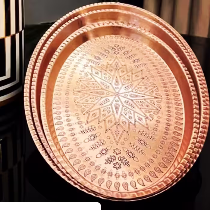 سینی بیضی سایز 8  اندازه 43×28