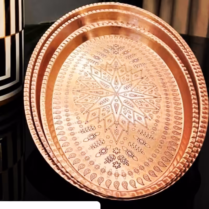 سینی بیضی سایز 8  اندازه 43×28