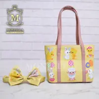 ست کیف مخمل و هدبند ساتن دخترانه برند مونتلا ارسال رایگان(طرح حیوانات)