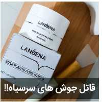 کرم از بین برنده جوش سر سیاه LANBENA  قیمت عمده 12 عدد به بالا