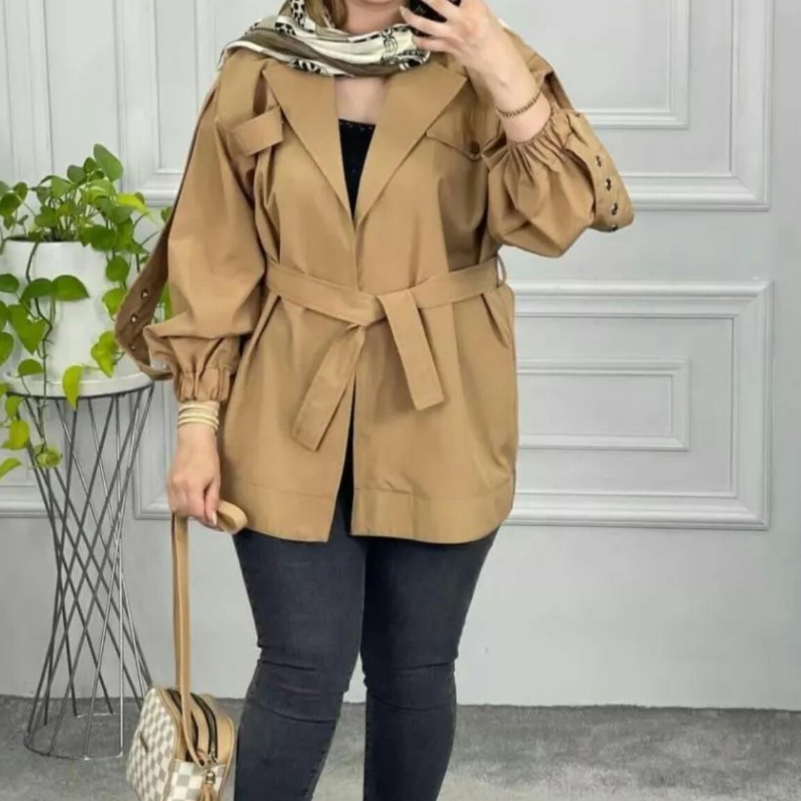 مانتو اسپرت داکرون تابستانه