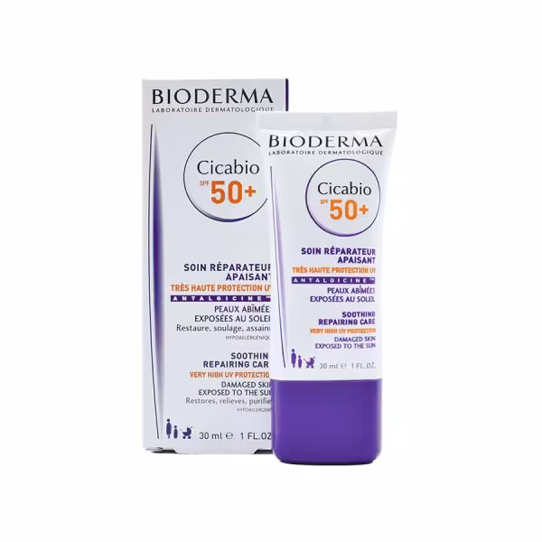 بایودرما – کرم ضدآفتاب سیکابیو با SPF 50  BIODERMA – Cicabio Soothing Repairing Cream SPF 50 محافظت کننده و ترمیم کننده پوست