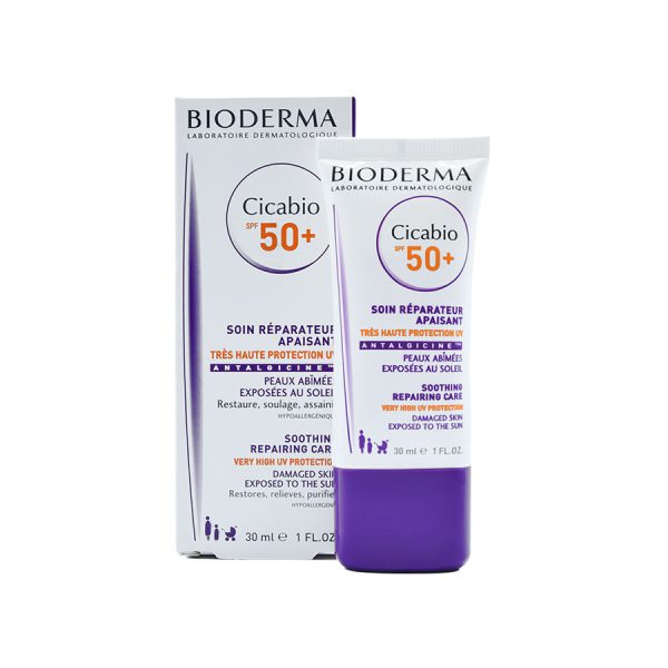 بایودرما – کرم ضدآفتاب سیکابیو با SPF 50 BIODERMA – Cicabio Soothing Repairing Cream SPF 50 محافظت کننده و ترمیم کننده پوست