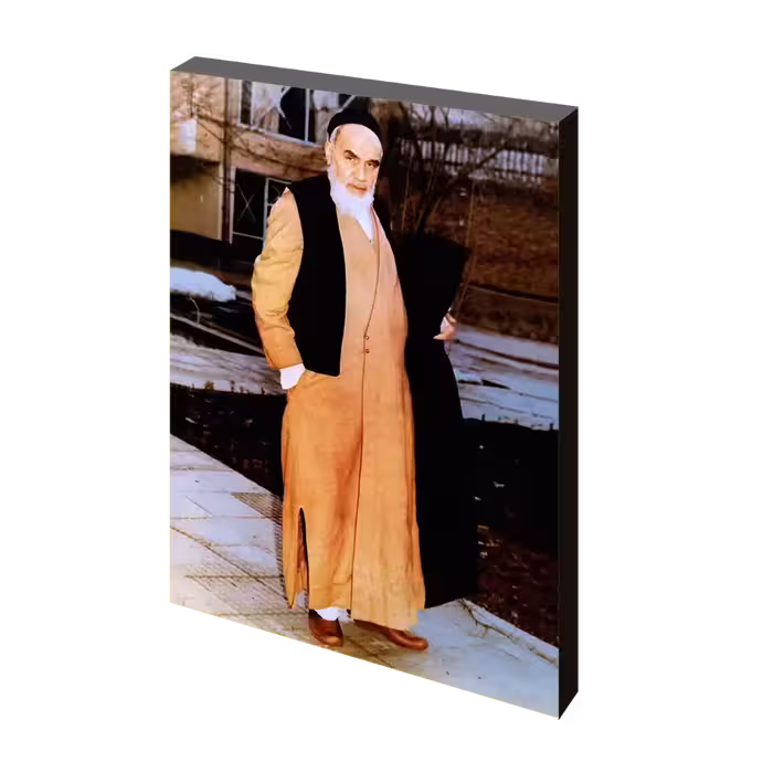 تابلو شاسی امام خمینی (ره) در حال قدم زدن مدل 2s1
