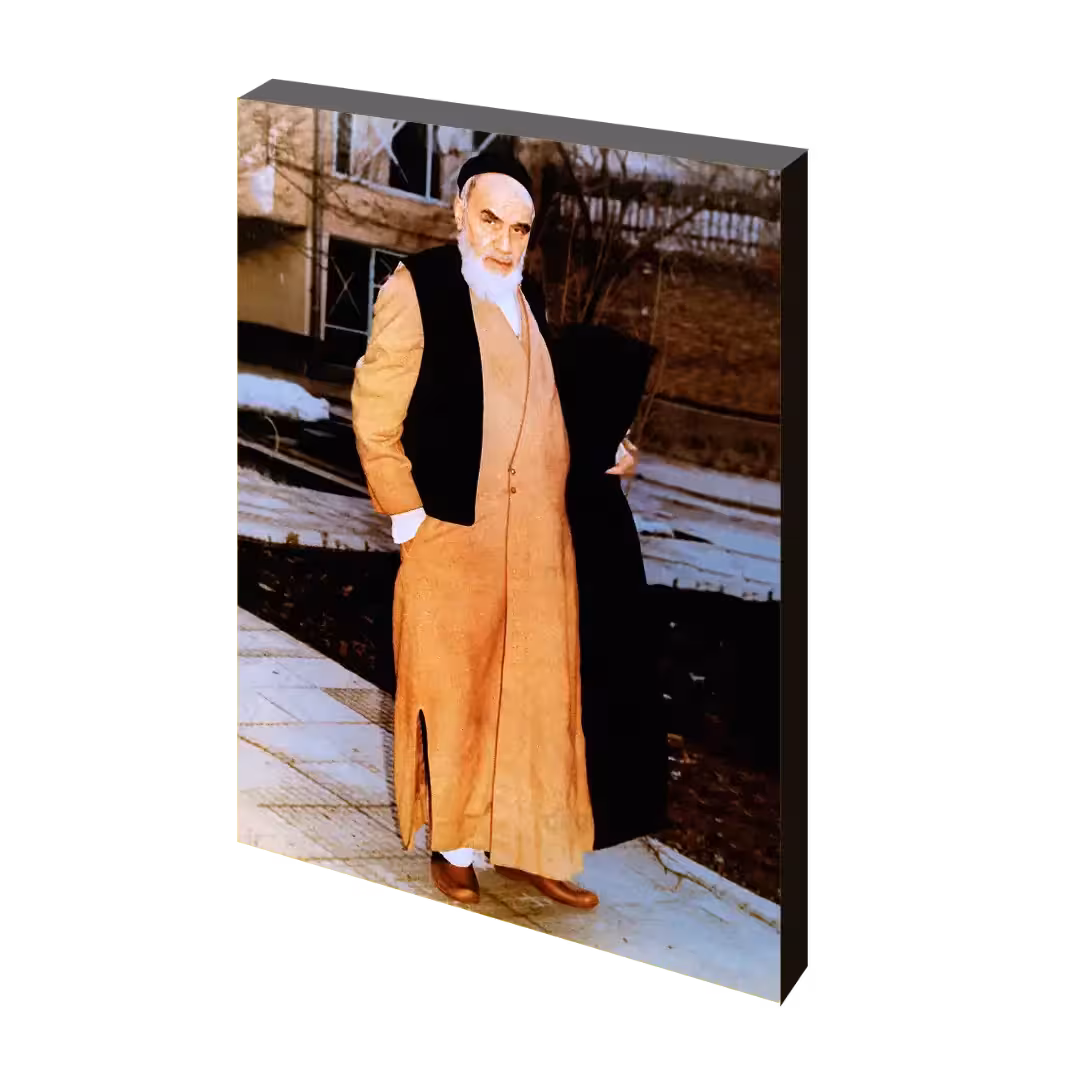 تابلو شاسی امام خمینی (ره) در حال قدم زدن مدل 2s1