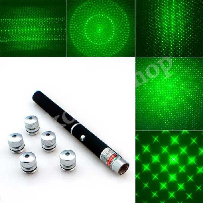 لیزر سبز قلمی 5 سر برد 7 کیلومتر اصلی
