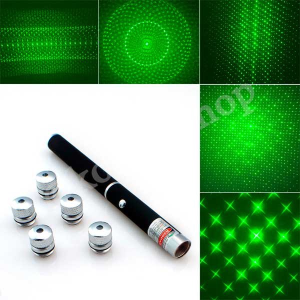 لیزر سبز قلمی 5 سر برد 7 کیلومتر اصلی
