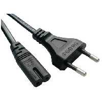 کابل برق 2 پین کی نت پلاس مدل KP-CP2PIN15 طول 1.5 متر