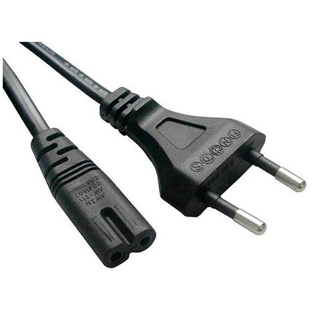 کابل برق 2 پین کی نت پلاس مدل KP-CP2PIN15 طول 1.5 متر