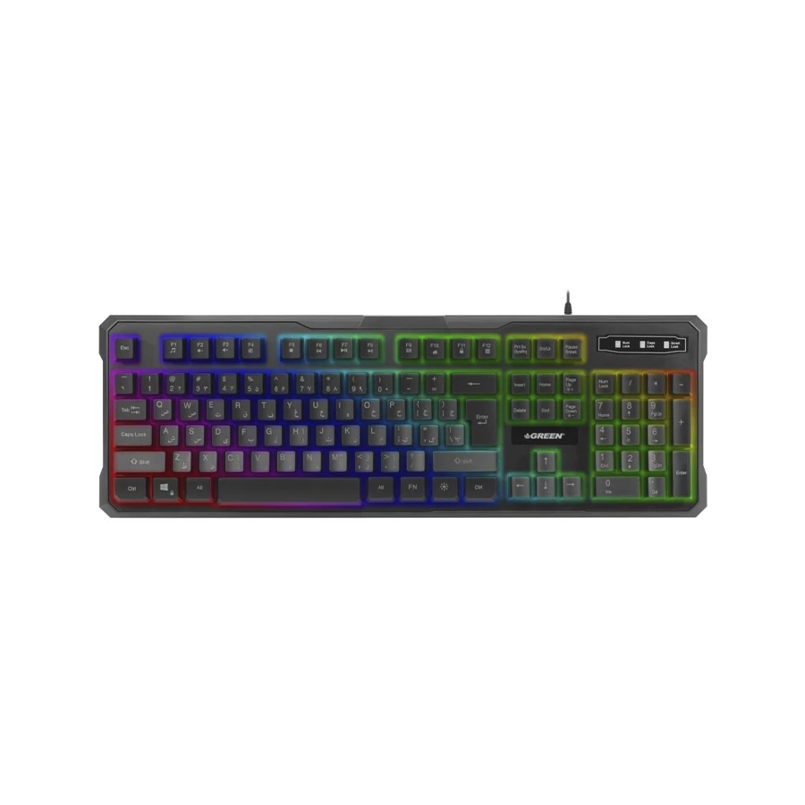 کیبورد گیمینگ گرین GK601 RGB مشخصات، آخرین قیمت و خرید