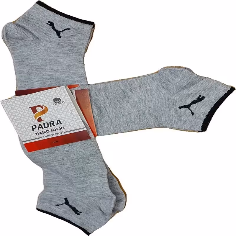 جوراب نخی مچی فانتزی  طرح پوما پادرا جینی