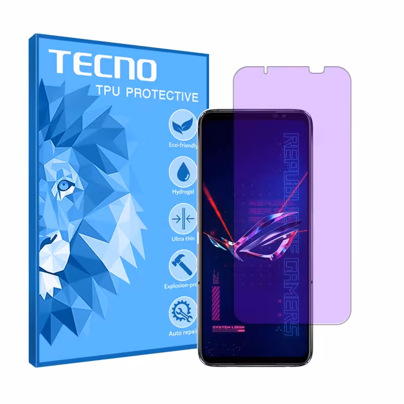 گلس ایسوس Rog Phone 6 مدل آنتی پرپل برند تکنو کد S