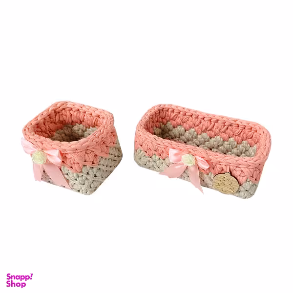 سبد قلاب بافی تریکو کد 253 مجموعه دو عددی