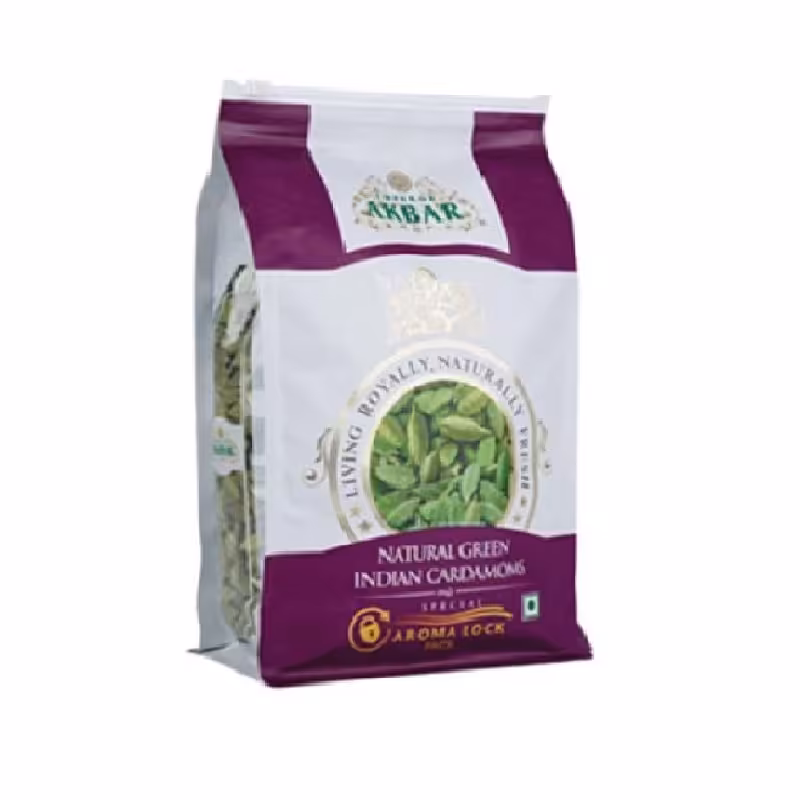 هل سبز اکبر بنفش هندی عمده 60 مثقالی (پک 30 عددی دو مثقالی)