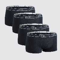 شورت باکسر آبی مردانه DS NAVY COOD LOG با کشیده 4 قطعه بوکسور D&#039;S Damat