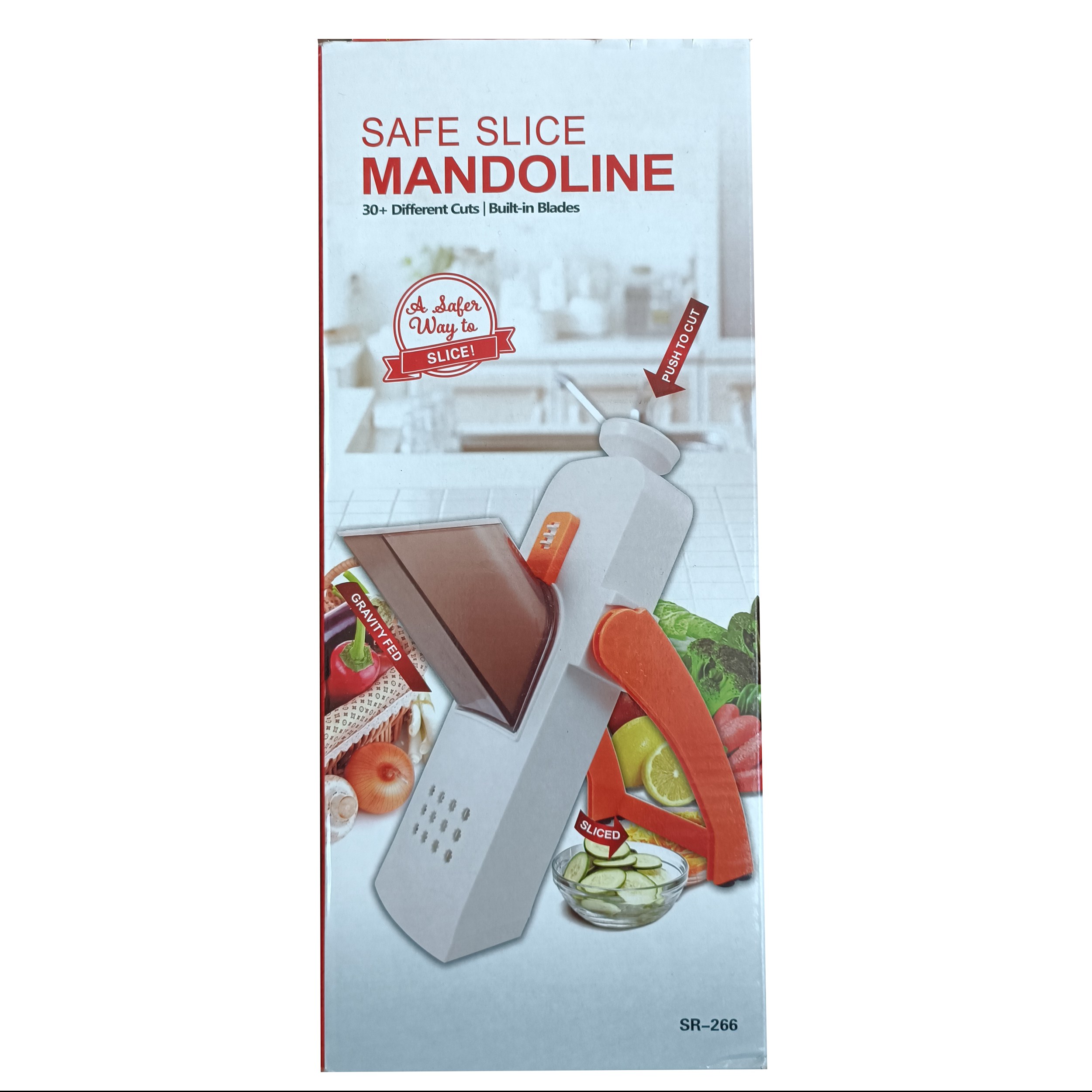 ارسال رایگان. خردکن سالادساز  چند منظوره دستی ماندولین sr-266