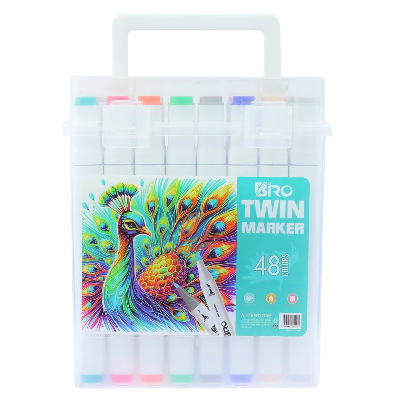 قیمت و خرید ماژیک راندو 48 رنگ 2 سر بیرو BIRO