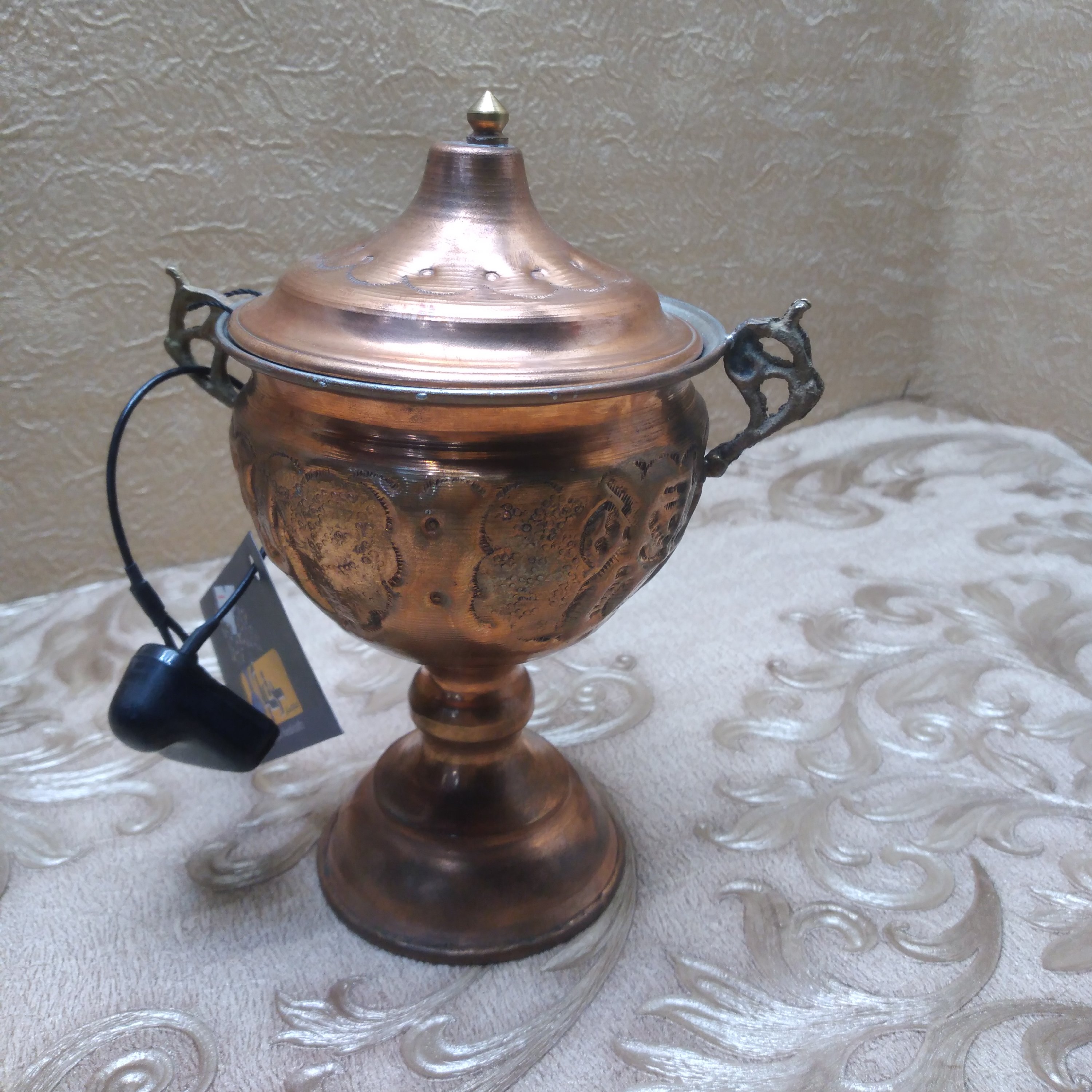 صنایع دستی قندان قلم زنی شده سوشیان