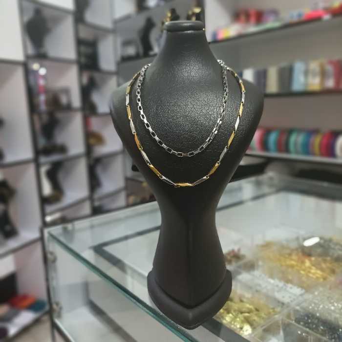 گردنبند کبریتی و آجری رنگ ثابت 