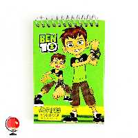 دفترچه 60 برگ سیمی آونگ جلد سخت طرح بن تن کد 2695