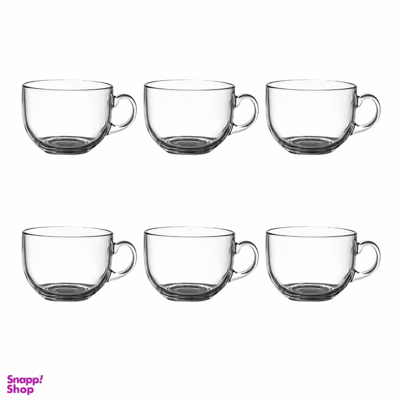 فنجان لومینارک مدل تخم مرغی کد 8065 بسته 6 عددی
