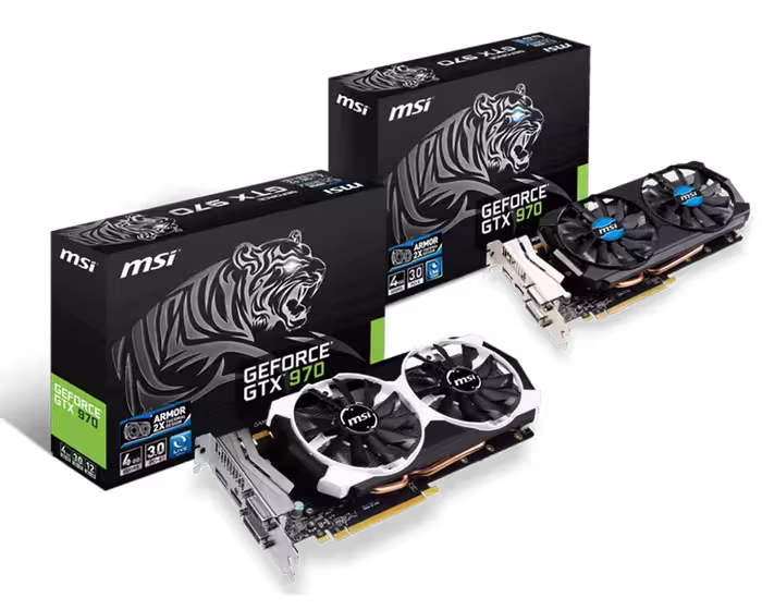 کارت گرافیک ام اس آی مدل جی تی ایکس 970 تایگر