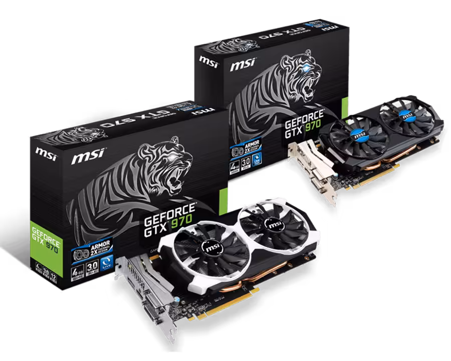 کارت گرافیک ام اس آی مدل جی تی ایکس 970 تایگر