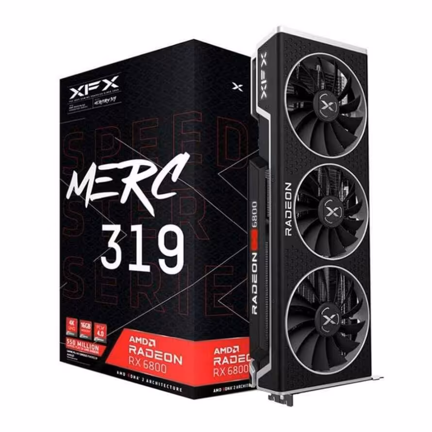 کارت گرافیک ایکس اف ایکس Speedster MERC 319 RX 6800 BLACK 16GB