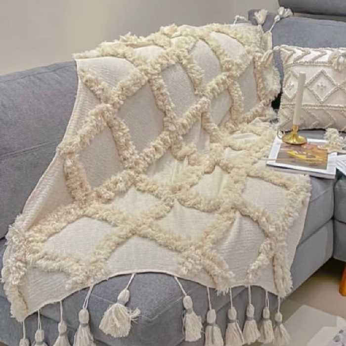 شال مبل،با طرح و رنگ دلخواه ،سایز80دریک متر و نیم