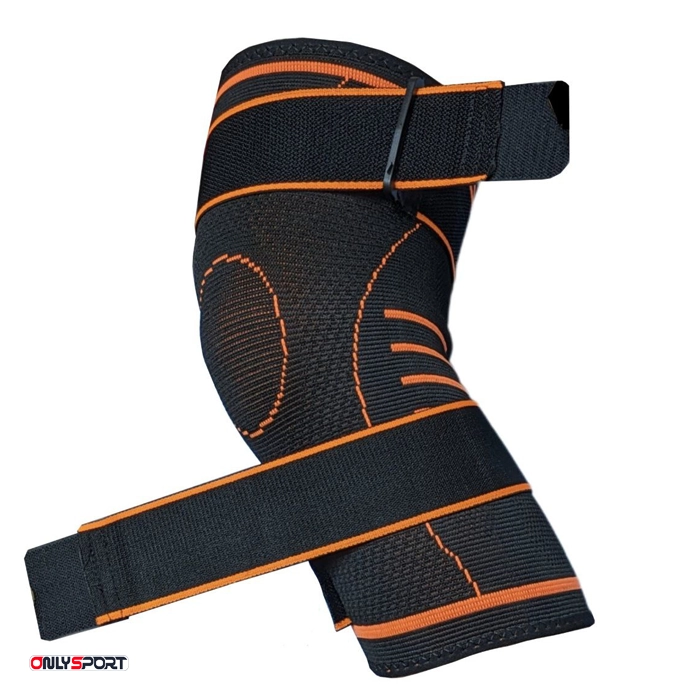 زانوبند طبی ورزشی اورجینال Mailika 717 دو بند مشکی یک عددی