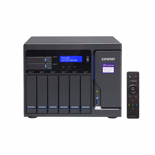 قیمت و خرید ذخيره ساز تحت شبکه کيونپ مدل TVS-882-i3-8G | یاس ارتباط