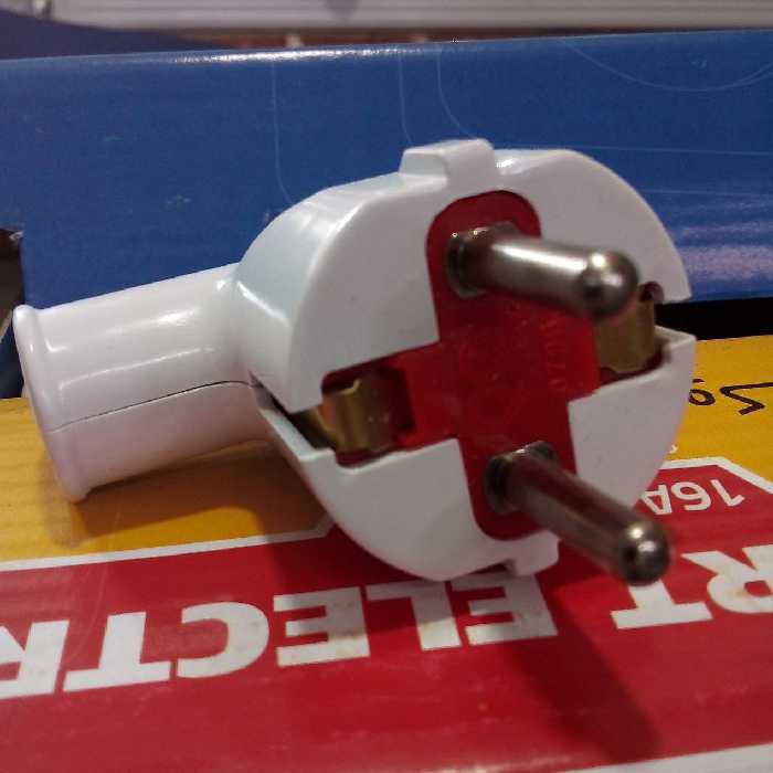 دو شاخه برق خانگی پارت الکتریک 16 آمپر ارت دار