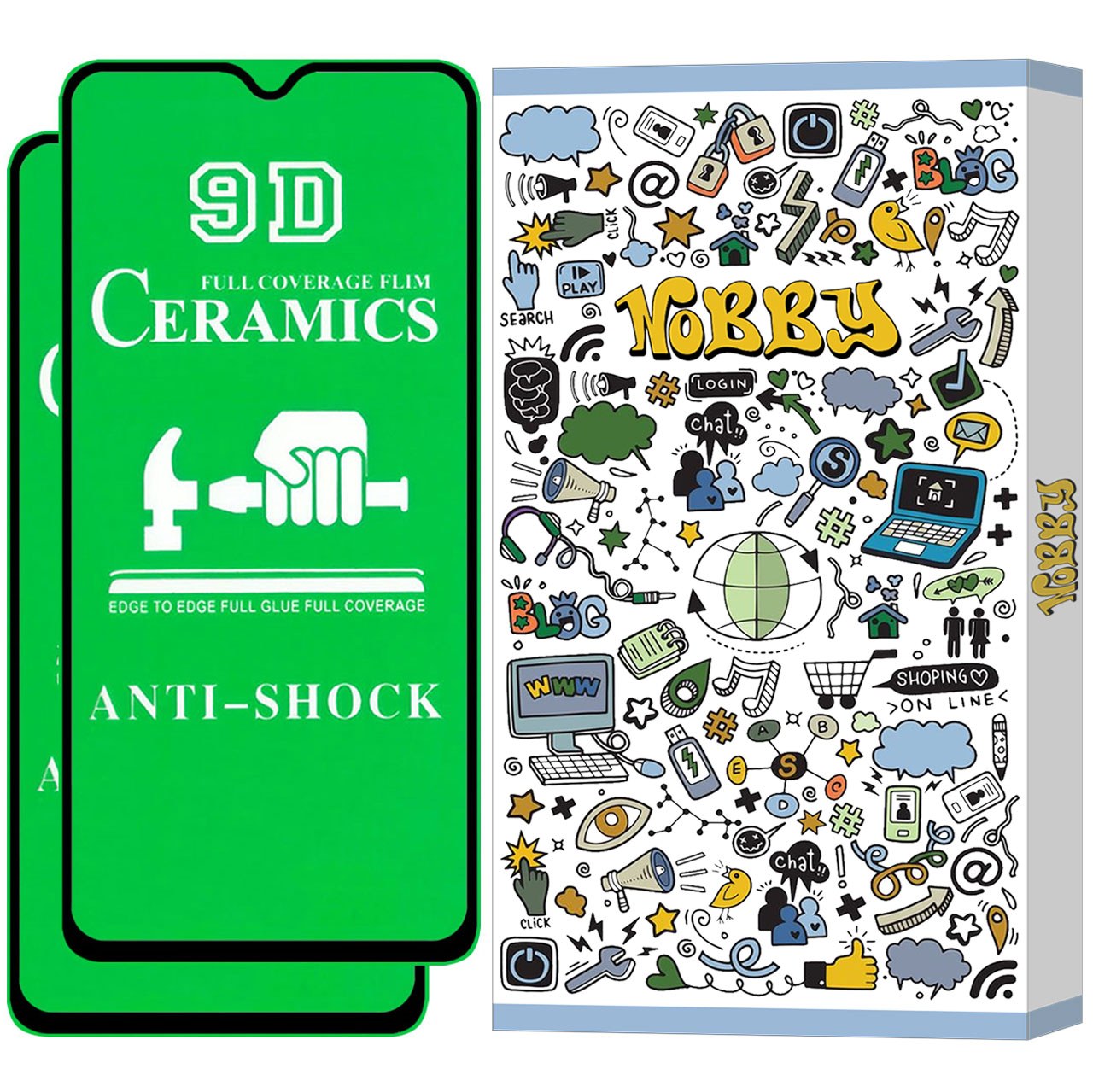 گلس سرامیکی مناسب برای گوشی موبایل شیائومی Redmi 8A پک 2 عددی