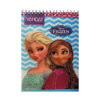 دفترچه یادداشت 80 برگ وحدت طرح فروزن طرح السا و آنا